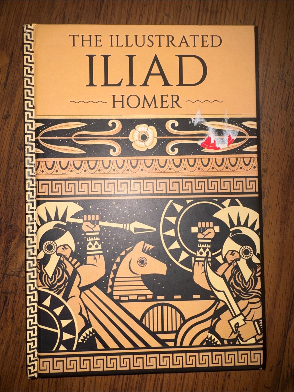The Illustrated Iliad by Homer - Gold & Black Cover C1.LBk.1